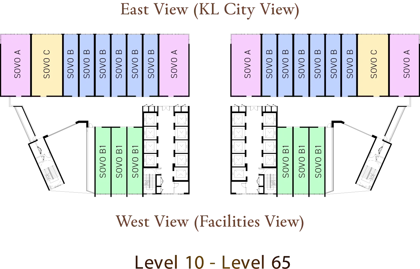 SOVO Key Plan Level 10-65